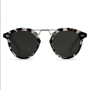 KREWE STL II CHARCOAL + BRUME SUNGLASSES
